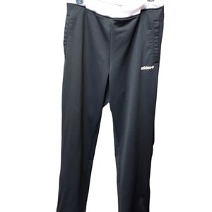 Adidas women's black jogging pants large front pockets